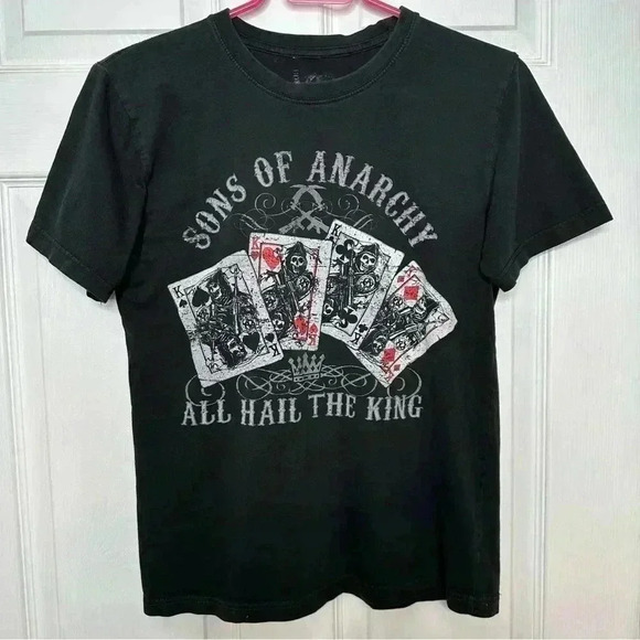 Sons  Of Anarchy T-Shirt Black/White/Red Size Medium - Picture 1 of 16
